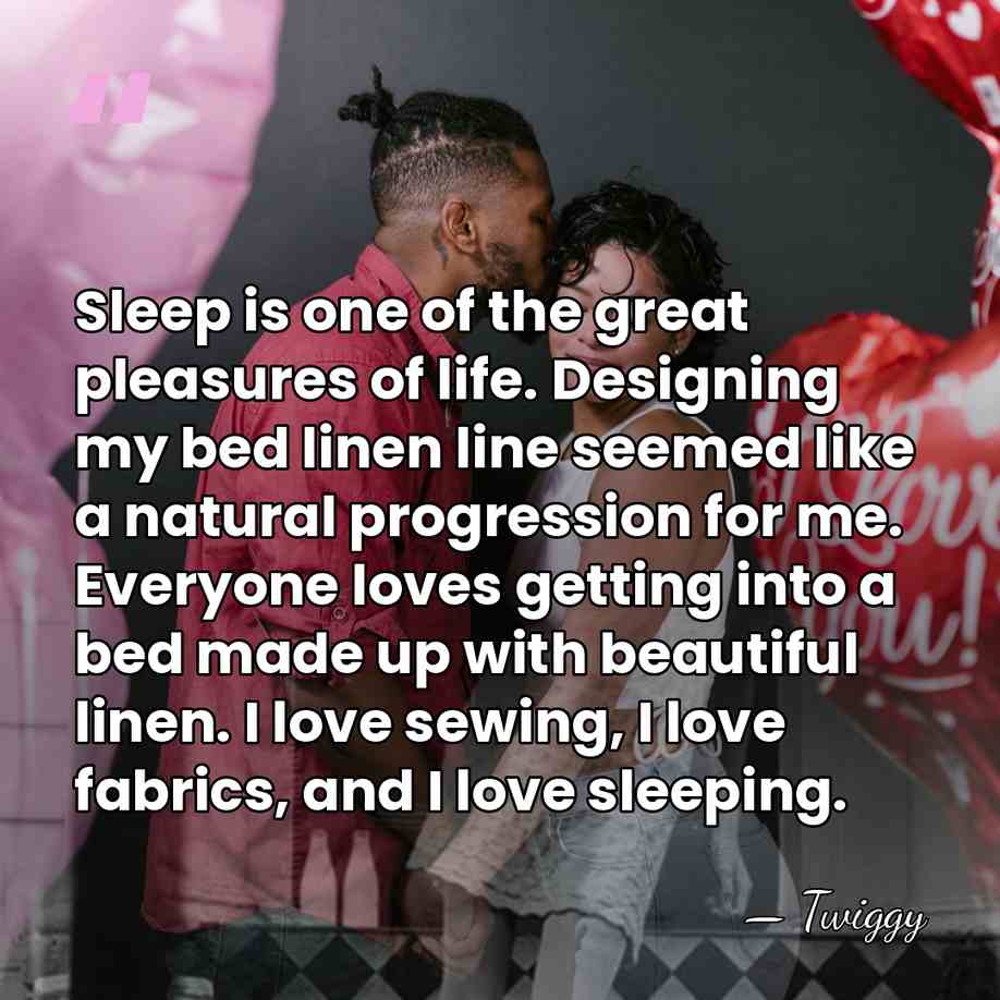 Sleep is one of the great pleasures of life. Designing my bed&hellip; - Twiggy