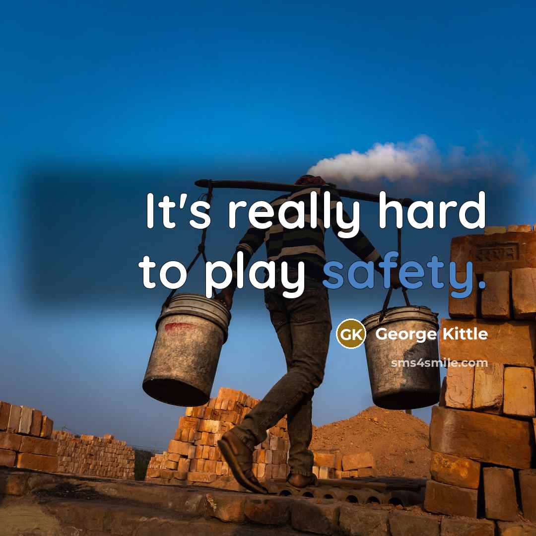 “It's really hard to play safety.…” quote by George Kittle