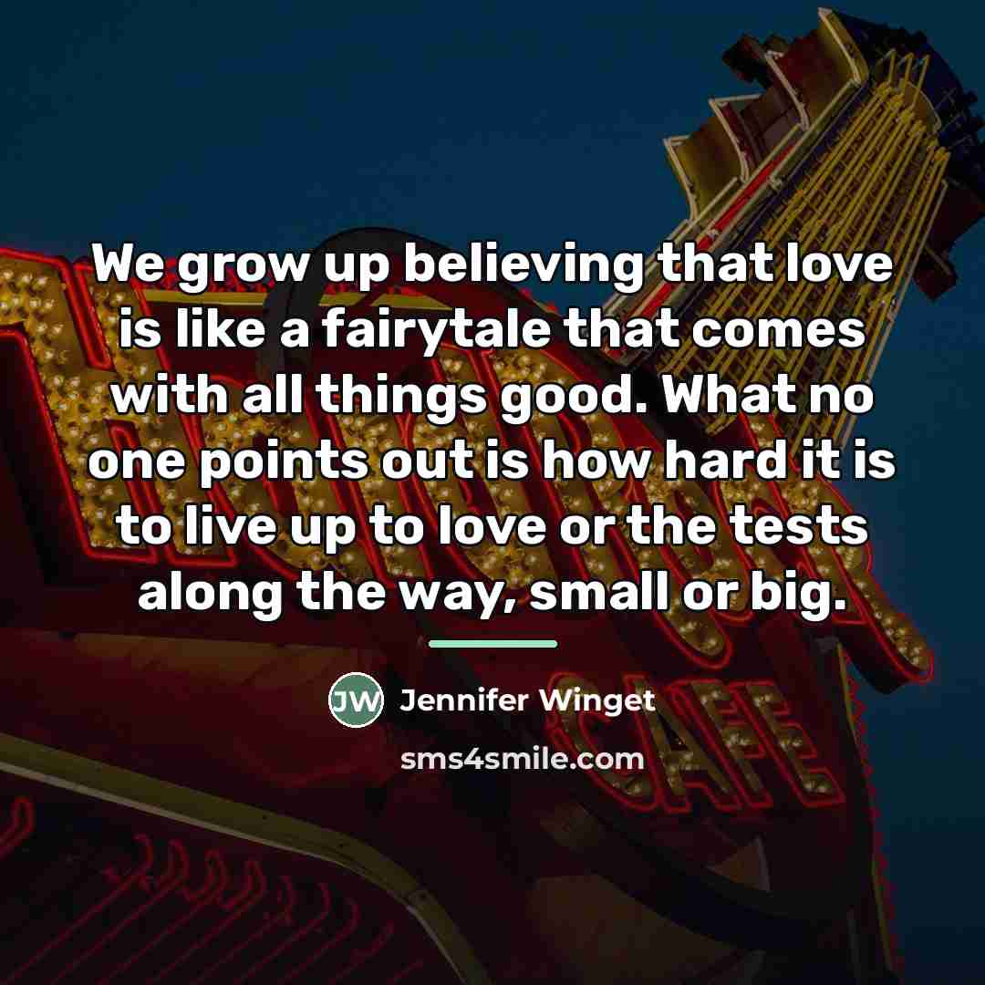 “We grow up believing that love is like a fairytale…” quote by Jennifer Winget