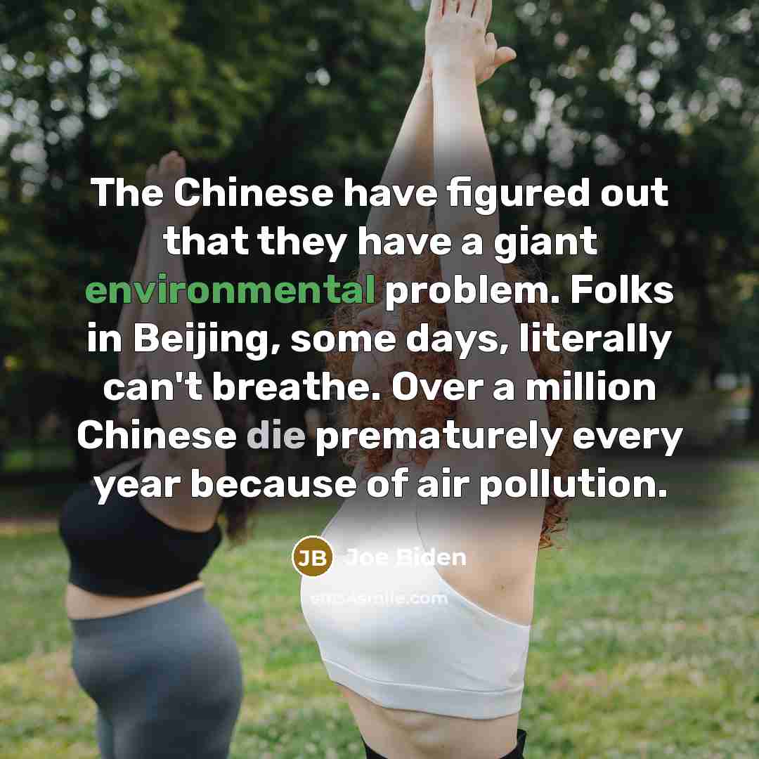“The Chinese have figured out that they have a giant…” quote by Joe Biden