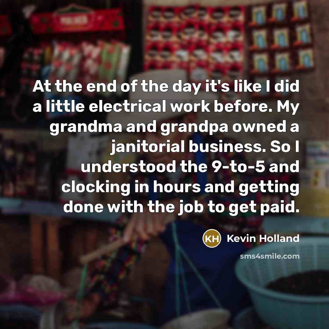 “At the end of the day it's like I did…” quote by Kevin Holland