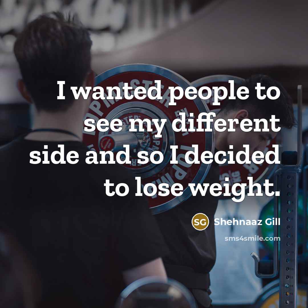 “I wanted people to see my different side and so…” quote by Shehnaaz Gill