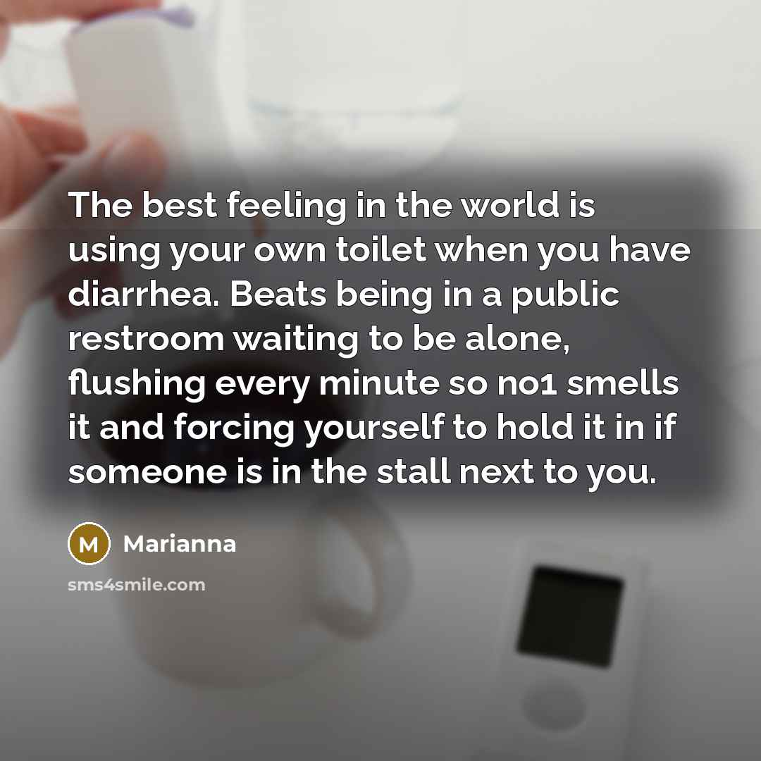 “The best feeling in the world is using your own…” quote by Marianna