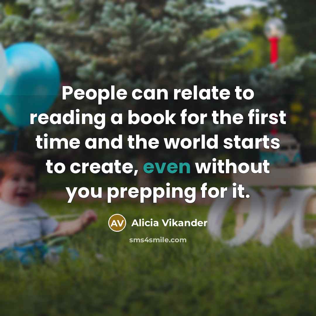“People can relate to reading a book for the first…” quote by Alicia Vikander