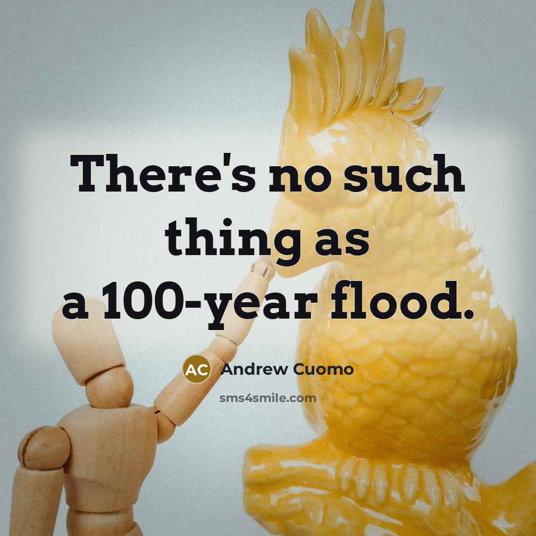 “There's no such thing as a 100-year flood.…” quote by Andrew Cuomo