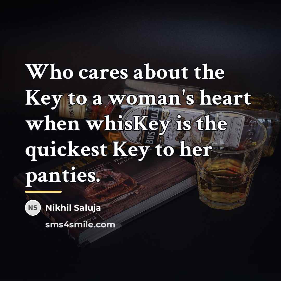 “Who cares about the Key to a woman's heart when…” quote by Nikhil Saluja