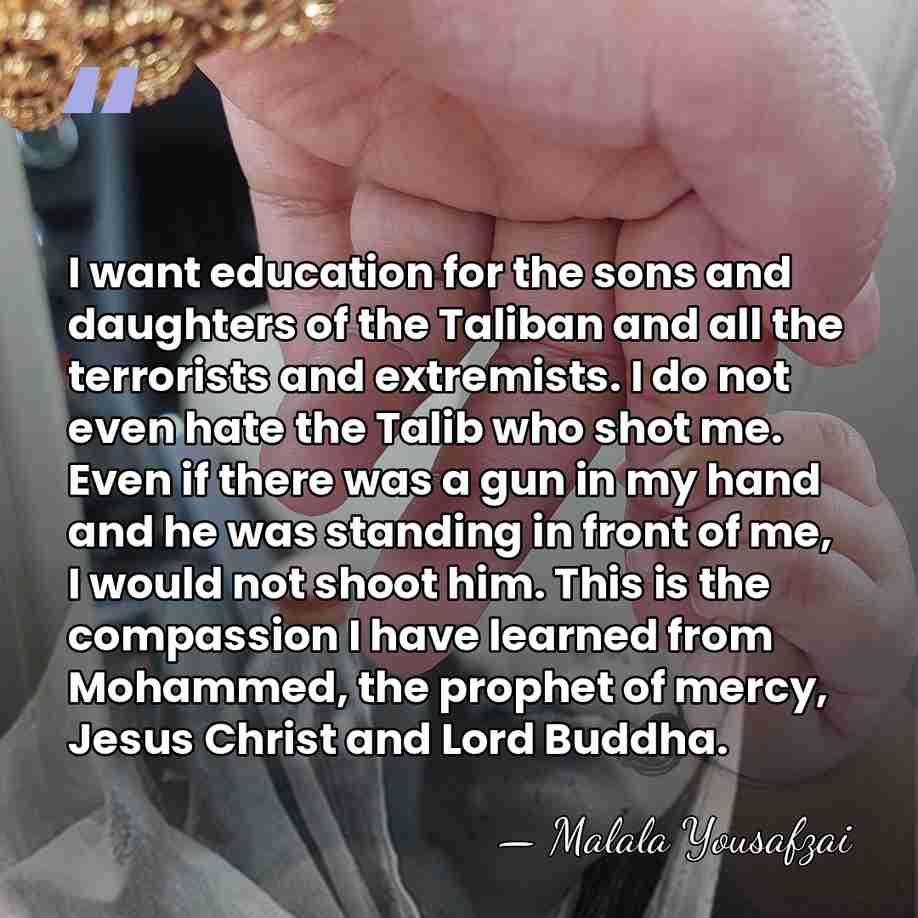 I want education for the sons and daughters of the Taliban and&hellip; - Malala Yousafzai