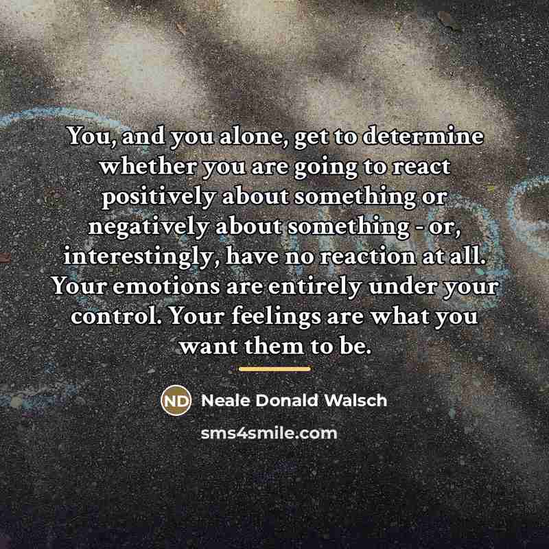 “You, and you alone, get to determine whether you are…” quote by Neale Donald Walsch