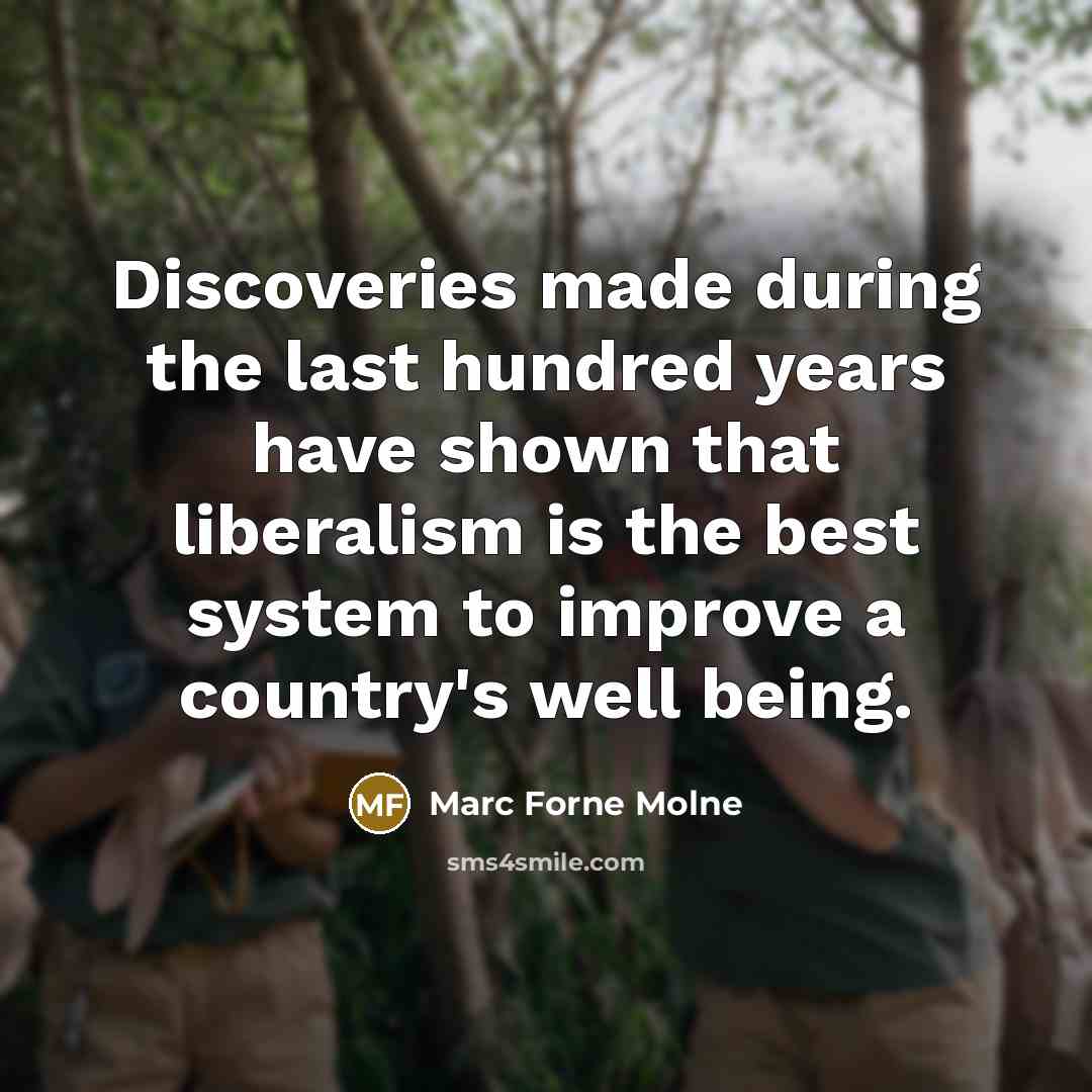 “Discoveries made during the last hundred years have shown that…” quote by Marc Forne Molne