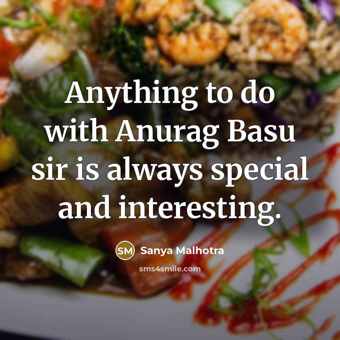 “Anything to do with Anurag Basu sir is always special…” quote by Sanya Malhotra