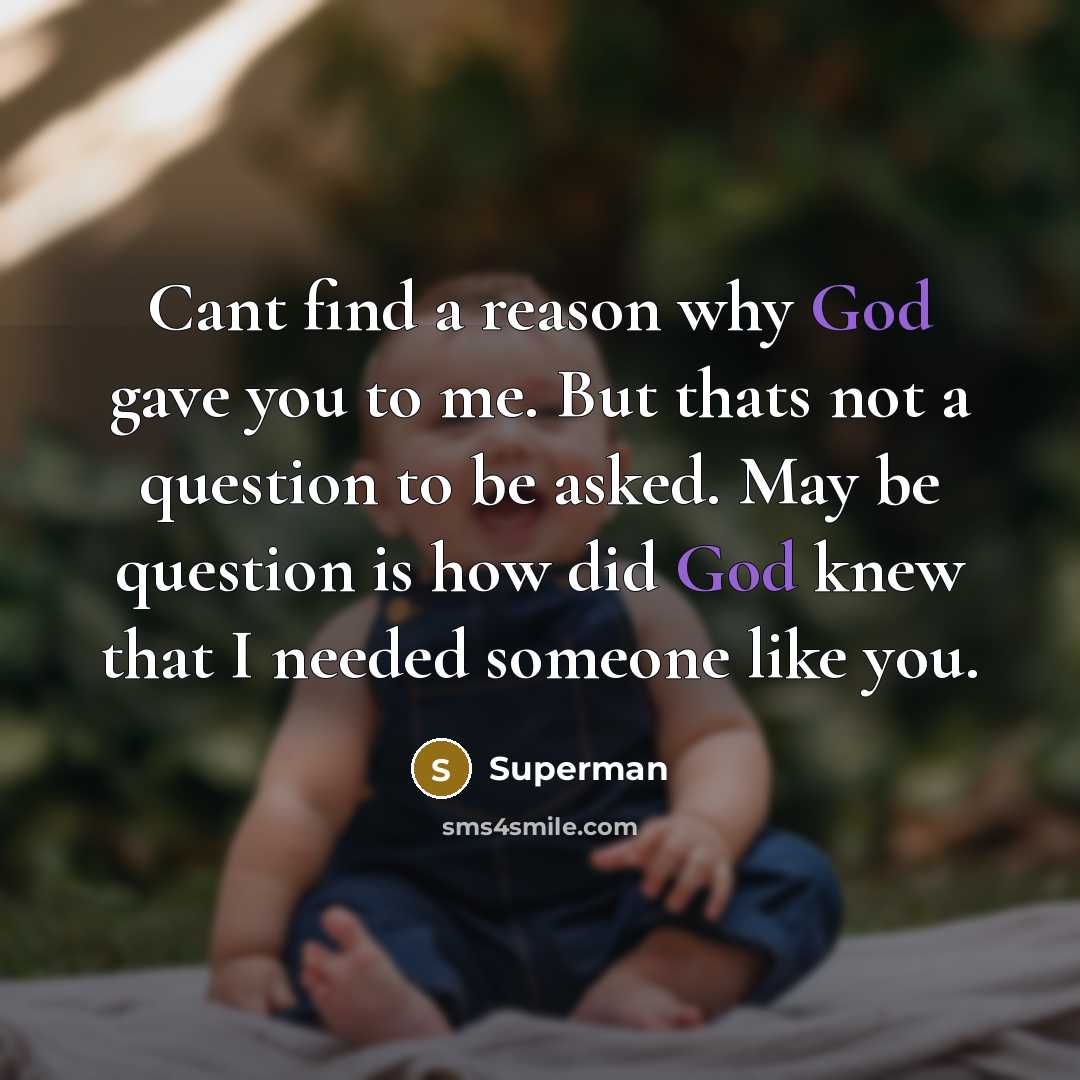 “Cant find a reason why God gave you to me.…” quote by Superman