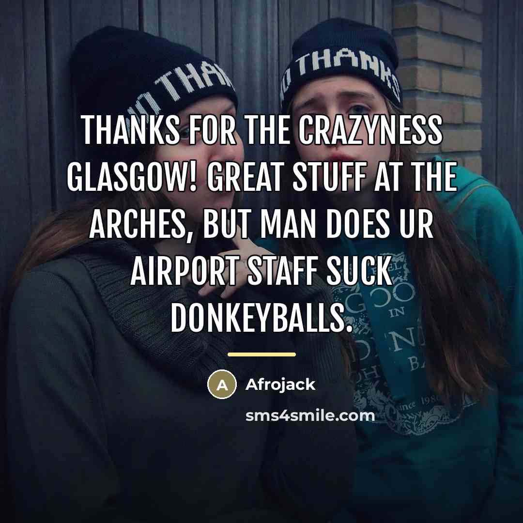 “Thanks for the crazyness glasgow! Great stuff at the arches,…” quote by Afrojack