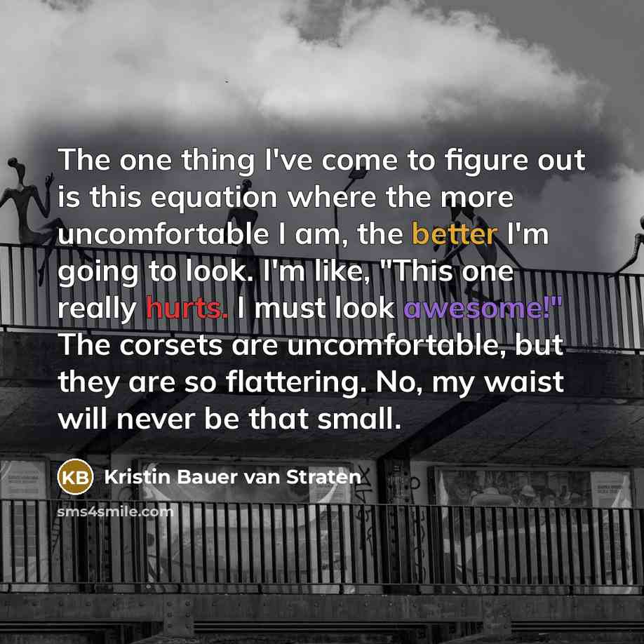 “The one thing I've come to figure out is this…” quote by Kristin Bauer van Straten