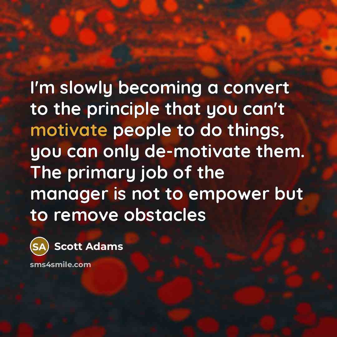 “I'm slowly becoming a convert to the principle that you…” quote by Scott Adams