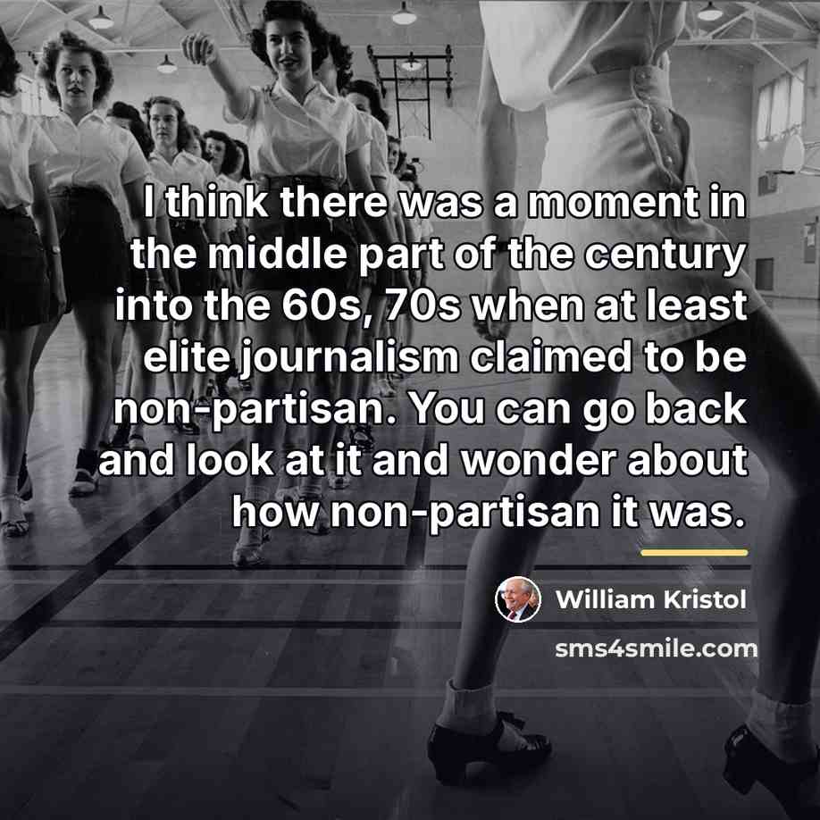 “I think there was a moment in the middle part…” quote by William Kristol