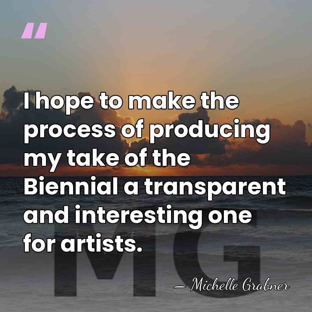 I hope to make the process of producing my take of the&hellip; - Michelle Grabner