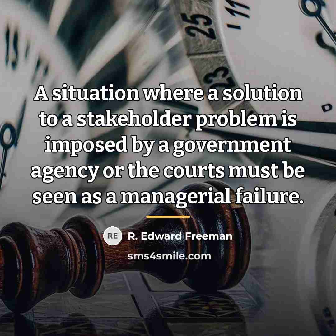 “A situation where a solution to a stakeholder problem is…” quote by Anonymous