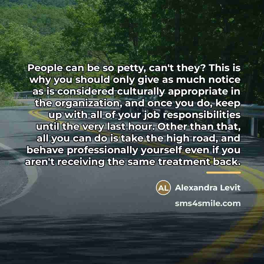 “People can be so petty, can't they? This is why…” quote by Alexandra Levit