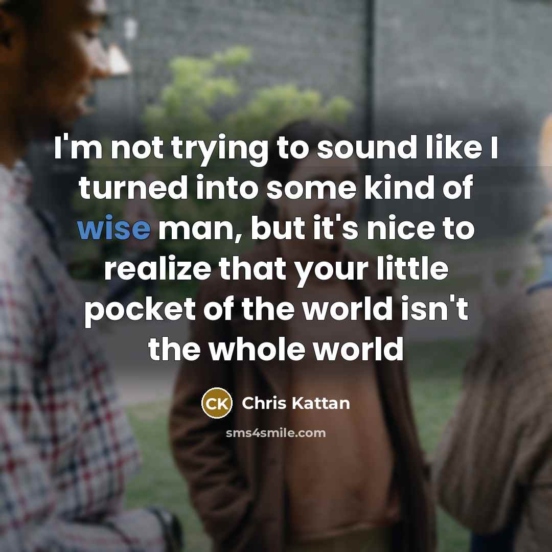 “I'm not trying to sound like I turned into some…” quote by Chris Kattan