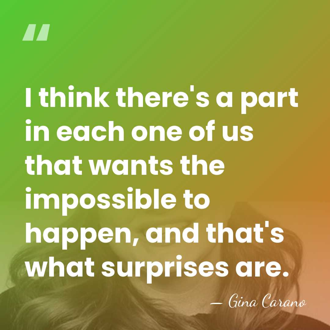 I think there's a part in each one of us that wants&hellip; - Gina Carano