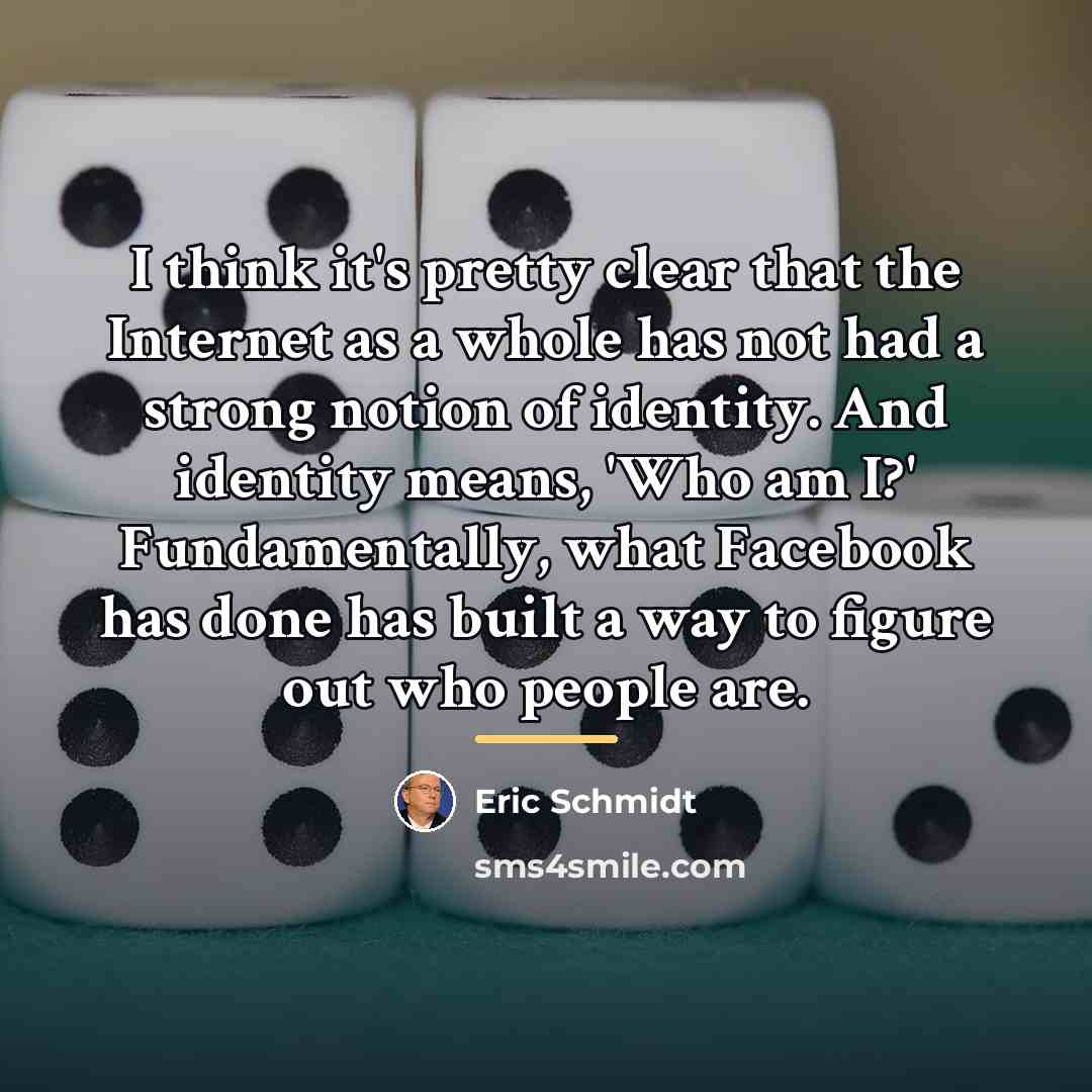 “I think it's pretty clear that the Internet as a…” quote by Eric Schmidt