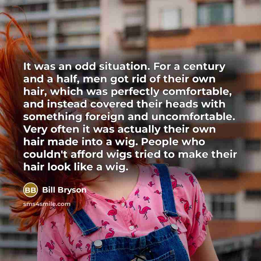 “It was an odd situation. For a century and a…” quote by Bill Bryson