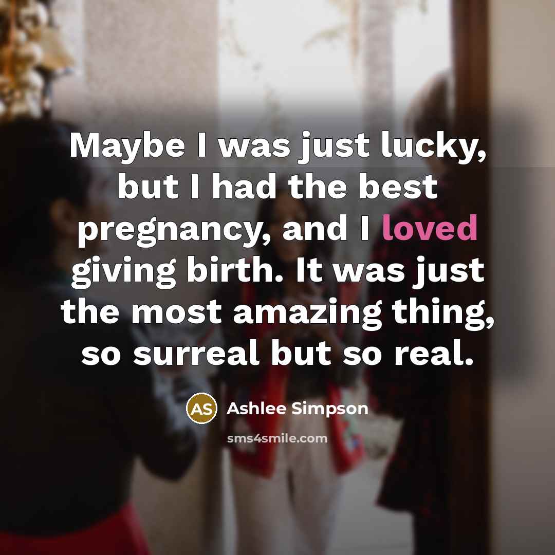 “Maybe I was just lucky, but I had the best…” quote by Ashlee Simpson