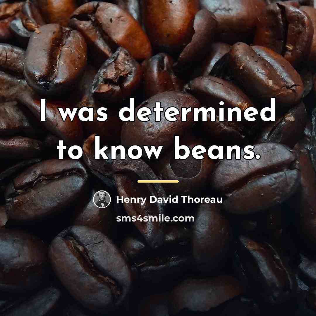 “I was determined to know beans.…” quote by Henry David Thoreau