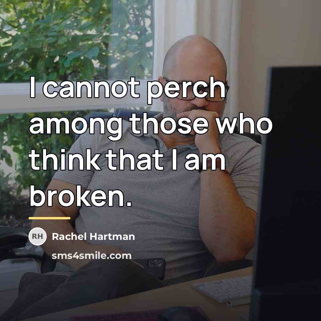 “I cannot perch among those who think that I am…” quote by Rachel Hartman