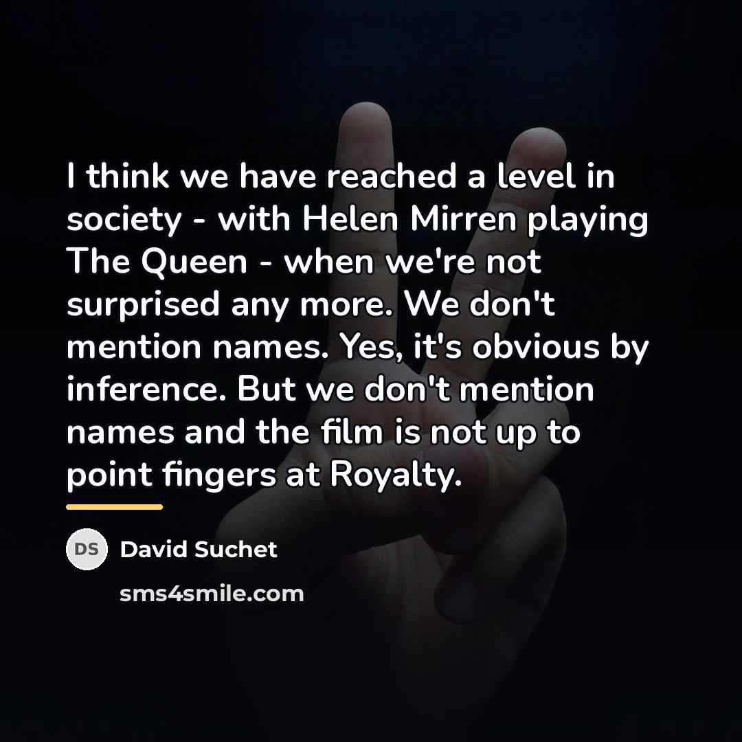 “I think we have reached a level in society -…” quote by David Suchet