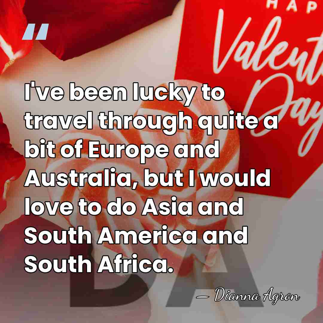 I've been lucky to travel through quite a bit of Europe and&hellip; - Dianna Agron