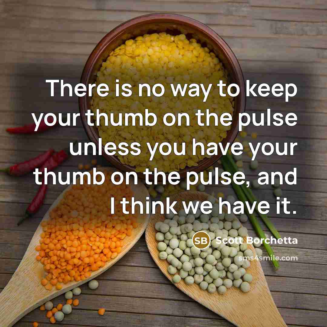“There is no way to keep your thumb on the…” quote by Scott Borchetta
