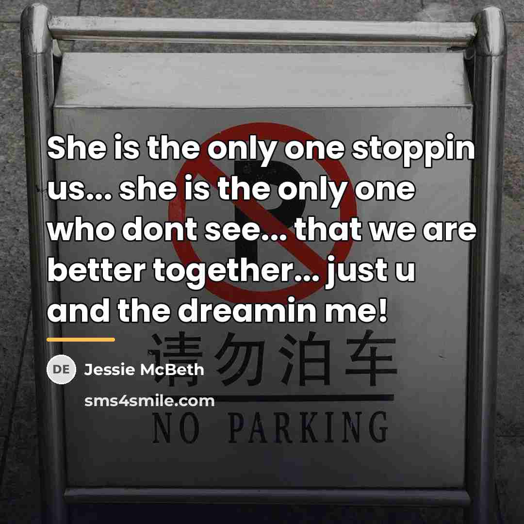 “She is the only one stoppin us... she is the…” quote by Jessie McBeth