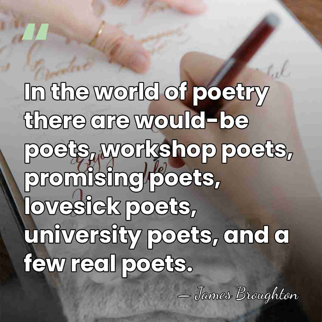 In the world of poetry there are would-be poets, workshop poets, promising&hellip; - James Broughton