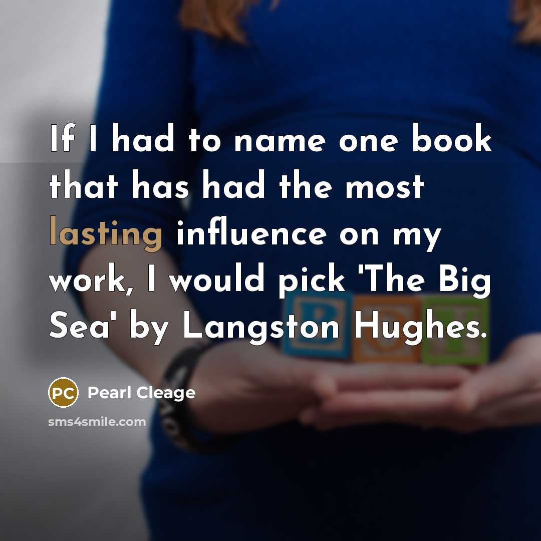 “If I had to name one book that has had…” quote by Pearl Cleage