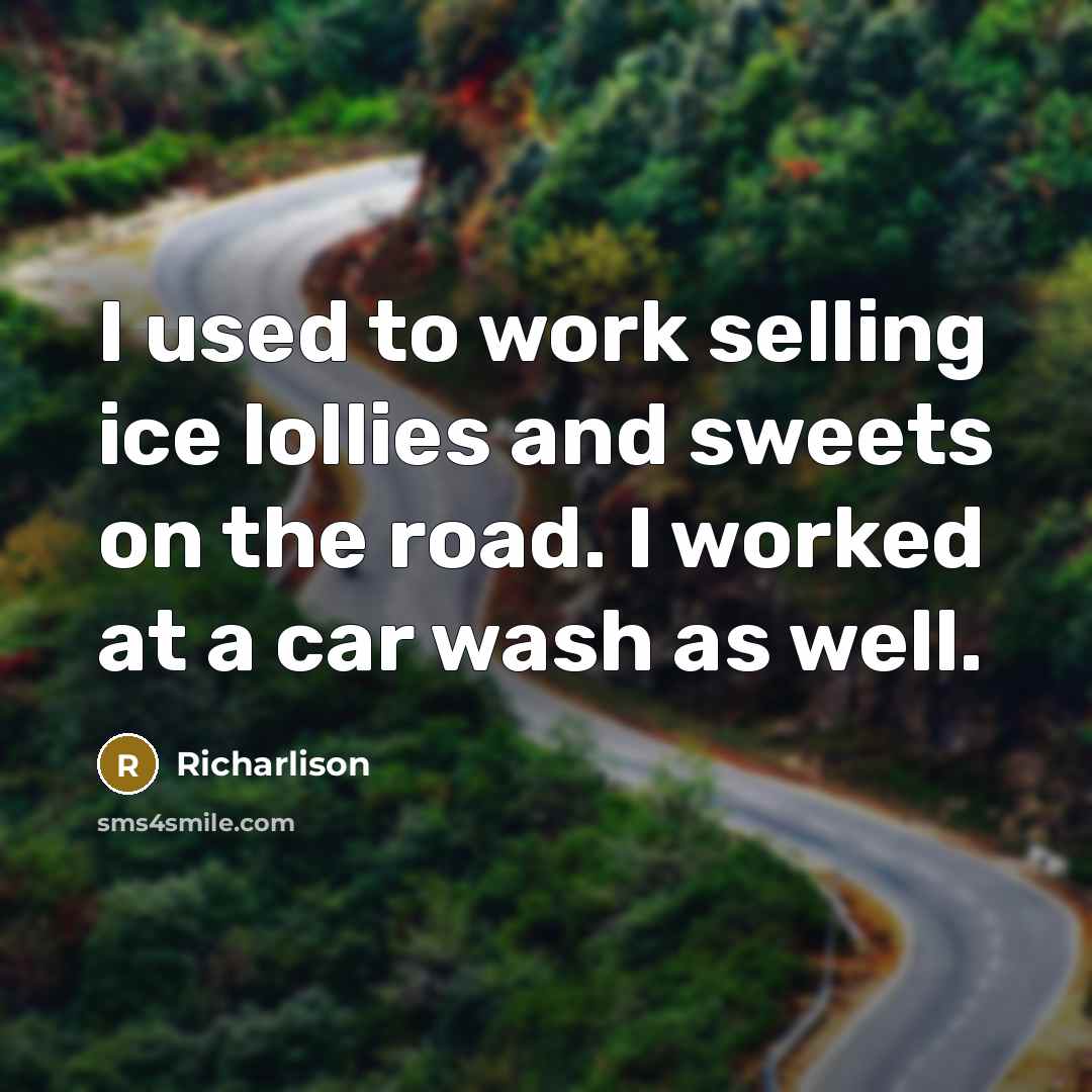 “I used to work selling ice lollies and sweets on…” quote by Richarlison