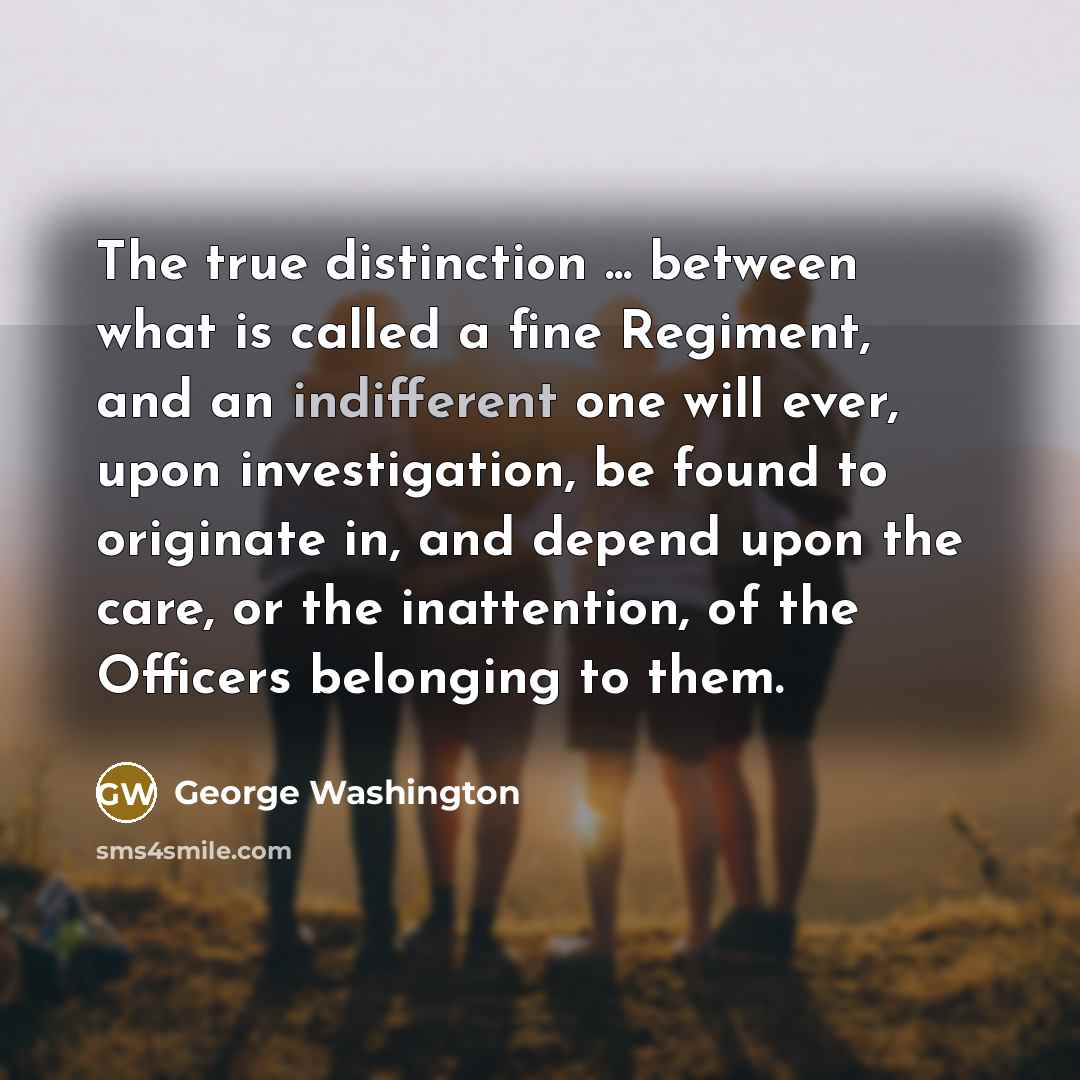 “The true distinction ... between what is called a fine…” quote by George Washington
