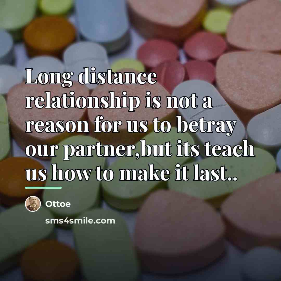 “Long distance relationship is not a reason for us to…” quote by Ottoe