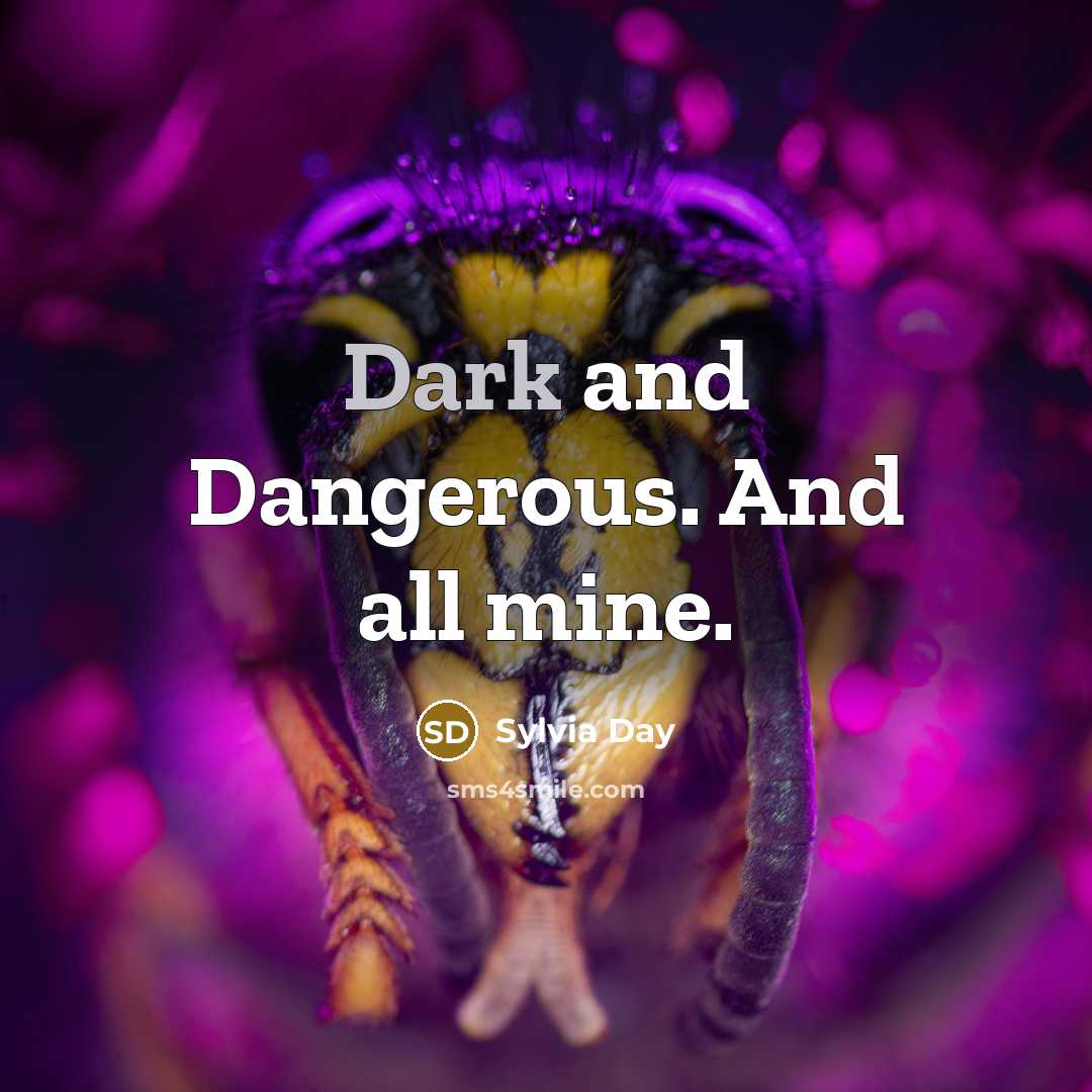 “Dark and Dangerous. And all mine.…” quote by Sylvia Day