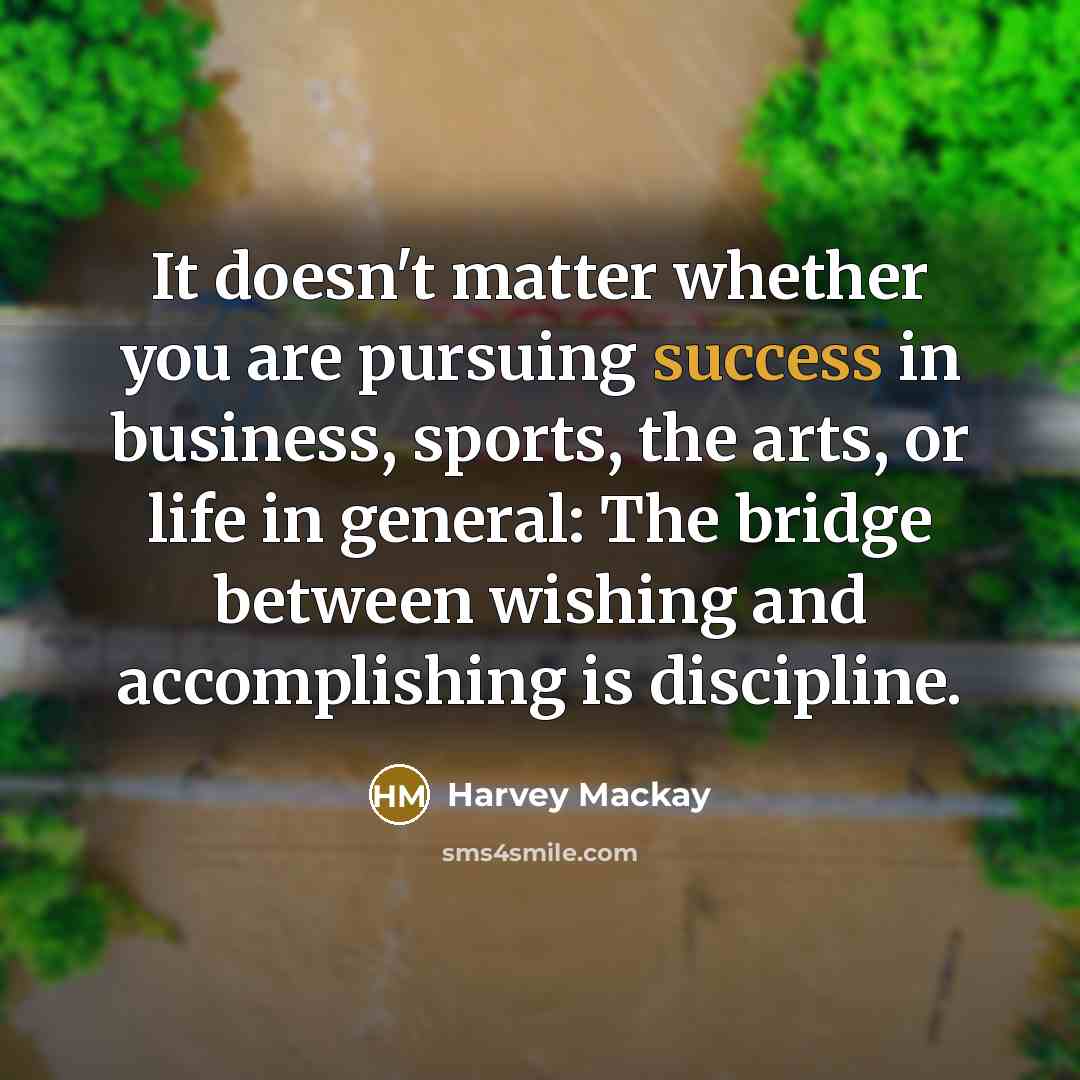 “It doesn't matter whether you are pursuing success in business,…” quote by Harvey Mackay