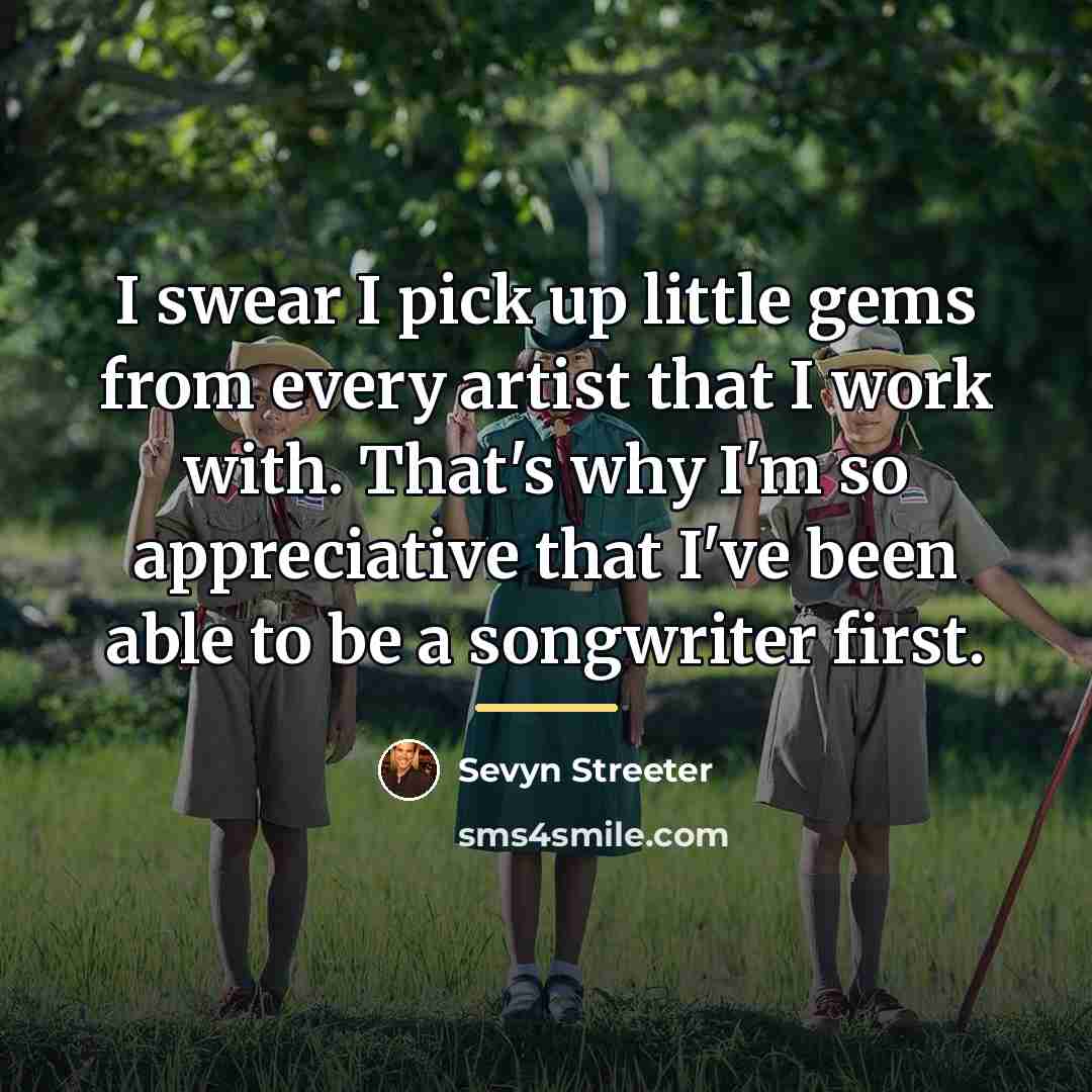 “I swear I pick up little gems from every artist…” quote by Sevyn Streeter