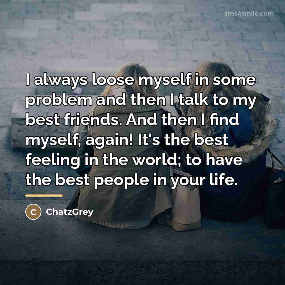 “I always loose myself in some problem and then I…” quote by ChatzGrey