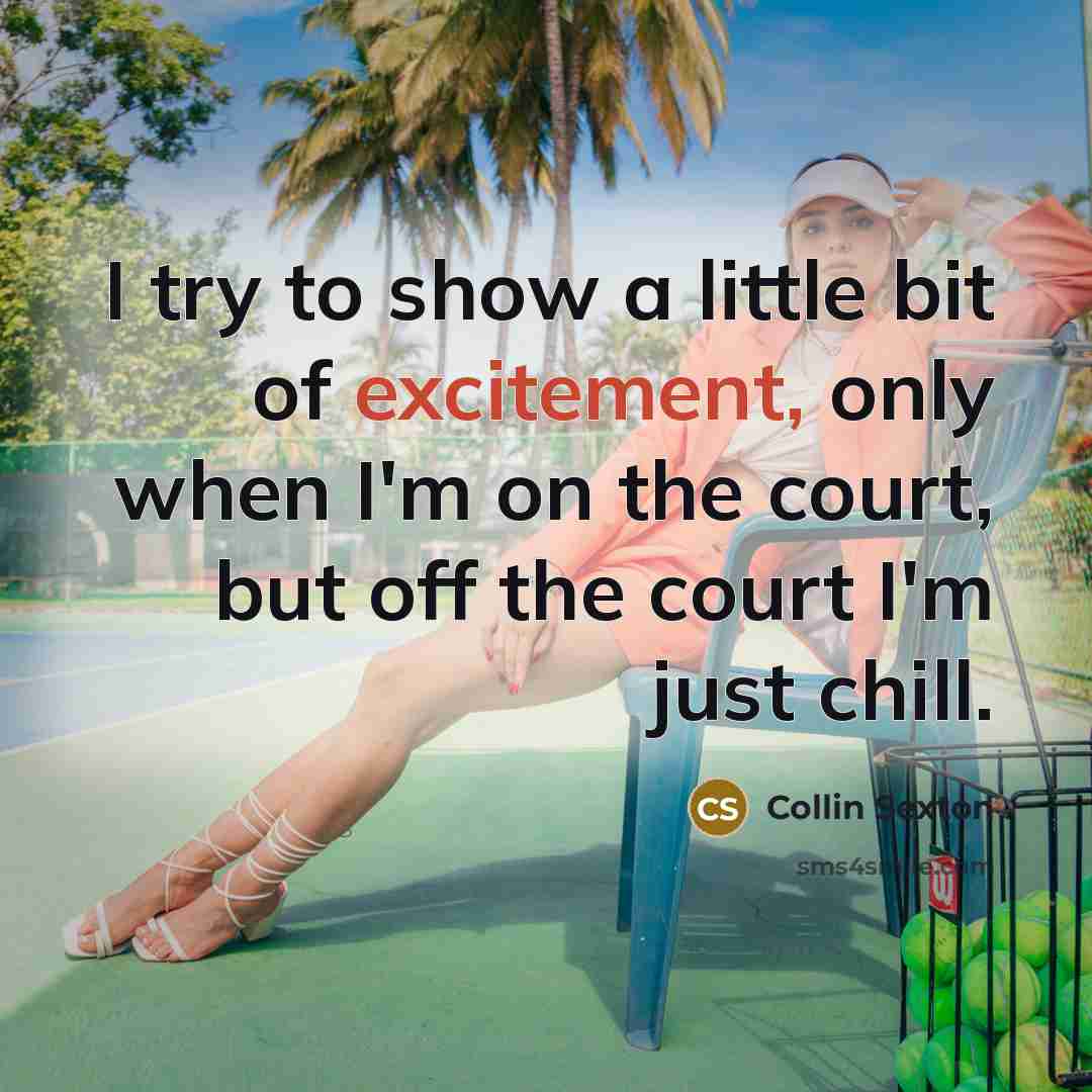 “I try to show a little bit of excitement, only…” quote by Collin Sexton