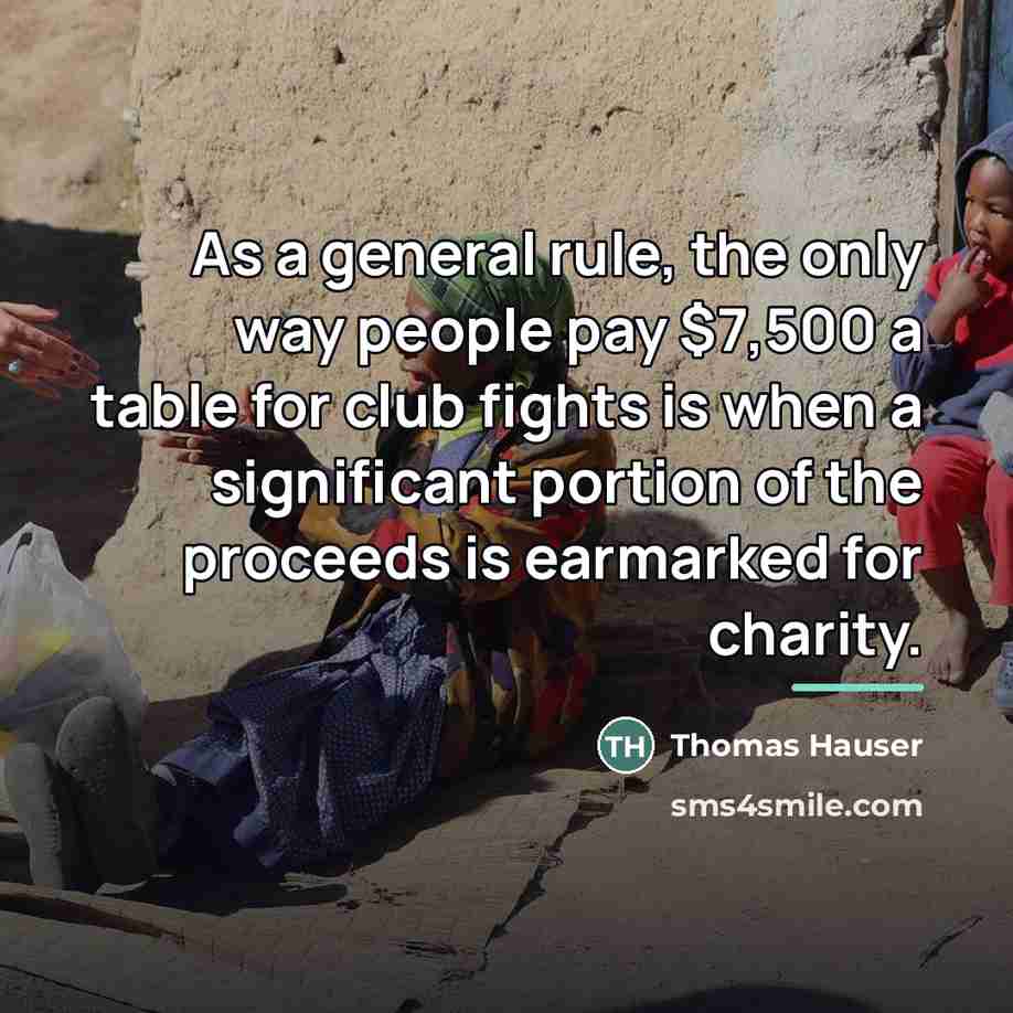 “As a general rule, the only way people pay $7,500…” quote by Thomas Hauser