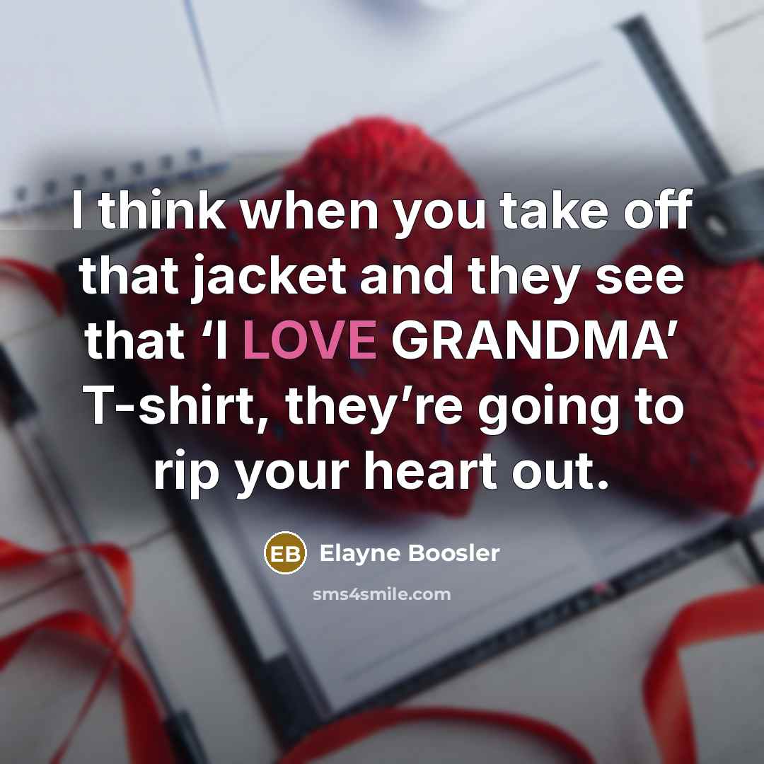 “I think when you take off that jacket and they…” quote by Elayne Boosler