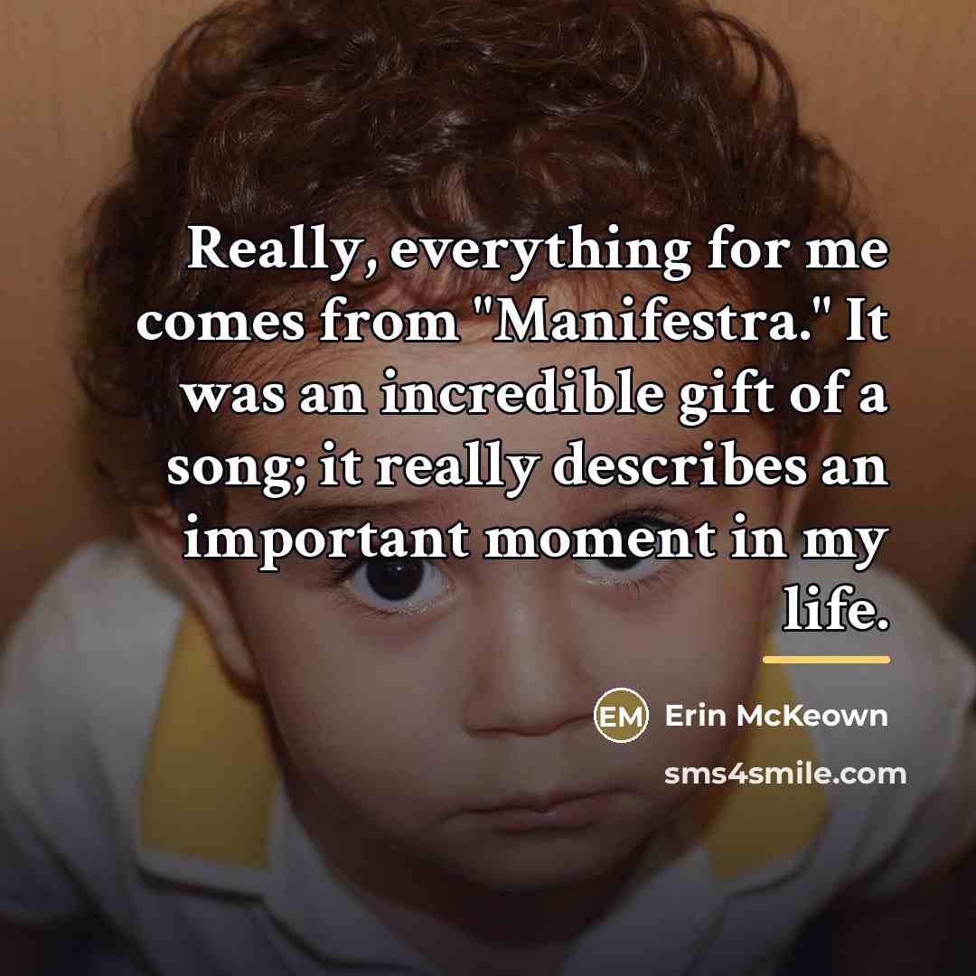 “Really, everything for me comes from "Manifestra." It was an…” quote by Erin McKeown