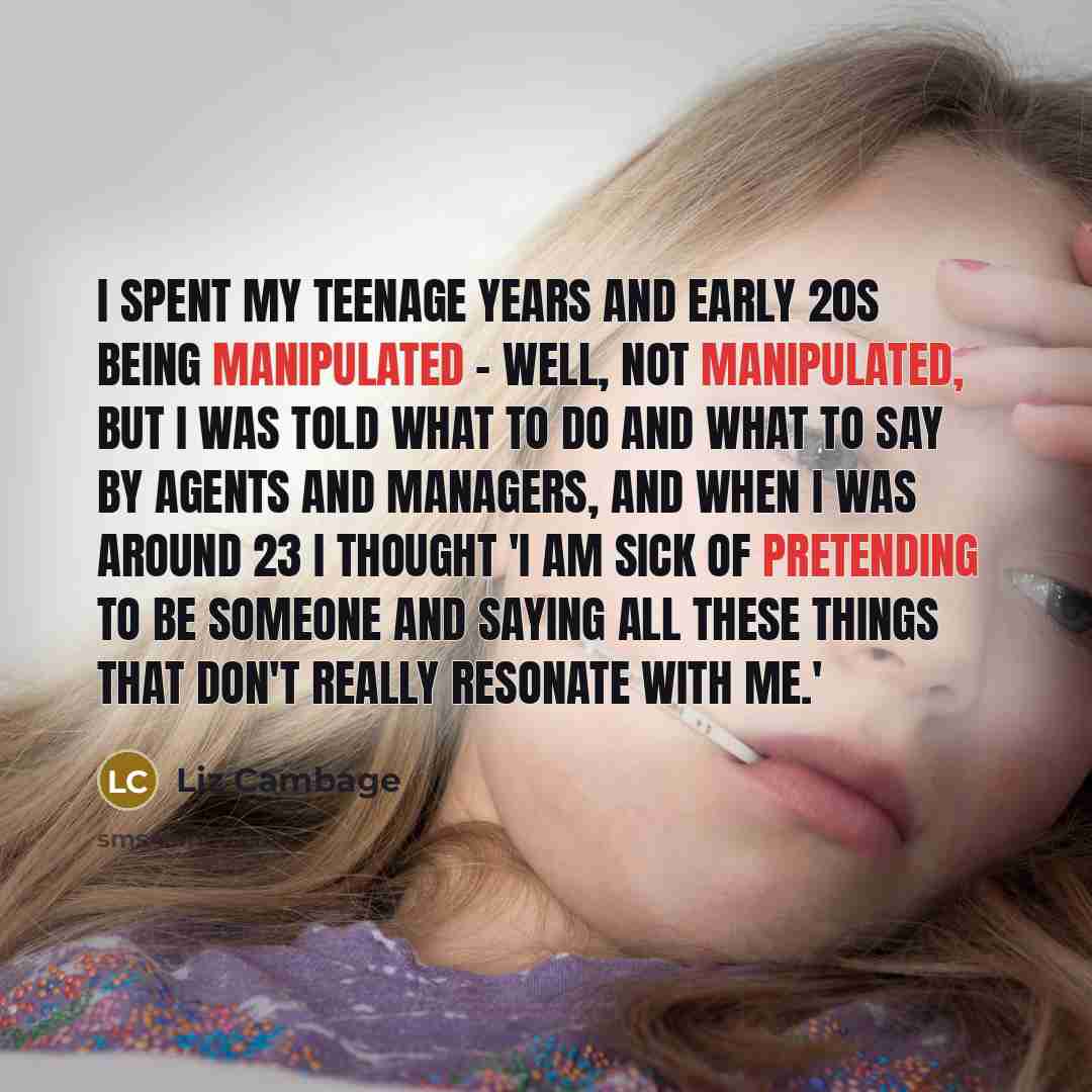 “I spent my teenage years and early 20s being manipulated…” quote by Liz Cambage