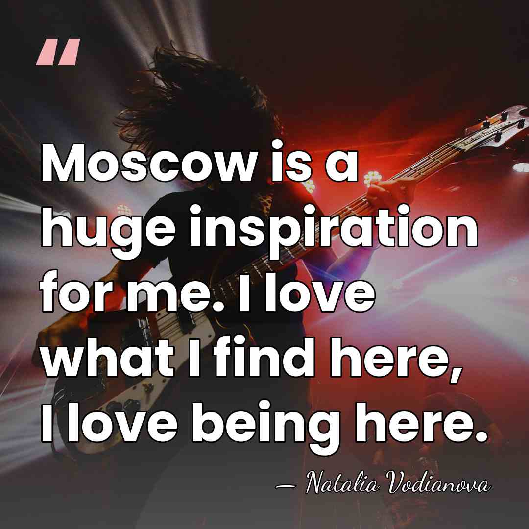 Moscow is a huge inspiration for me. I love what I find&hellip; - Natalia Vodianova