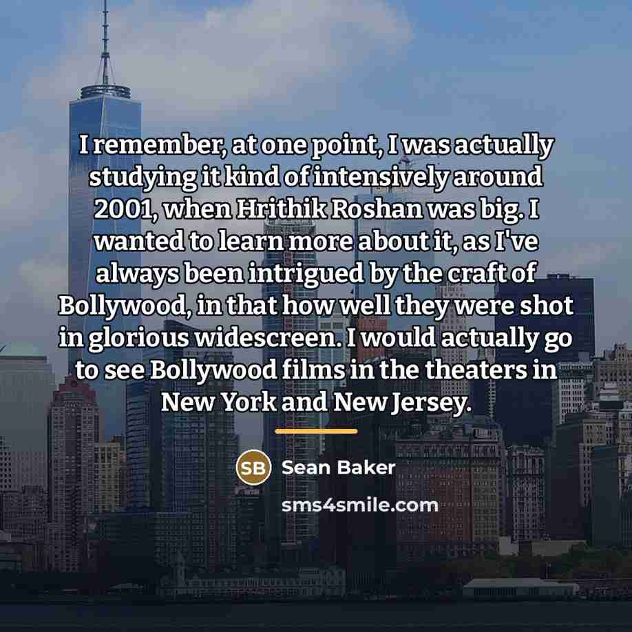 “I remember, at one point, I was actually studying it…” quote by Sean Baker