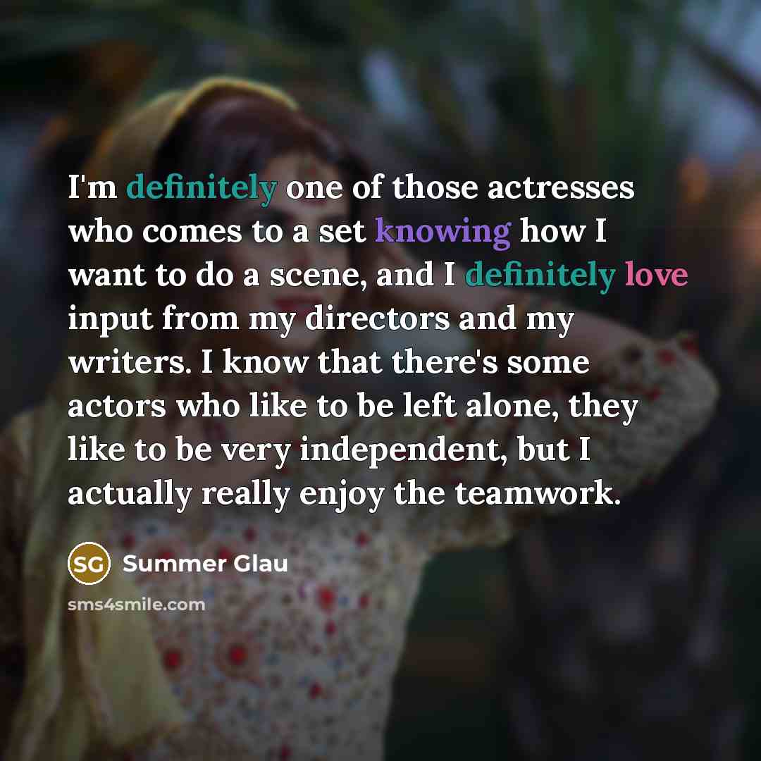 “I'm definitely one of those actresses who comes to a…” quote by Summer Glau